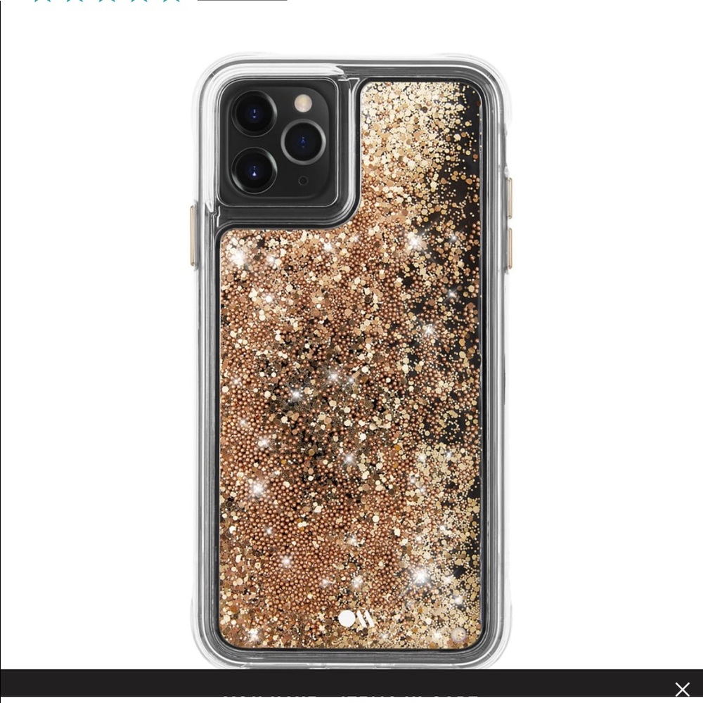 CaseMate Gold Waterfall iPhone case 11 Pro